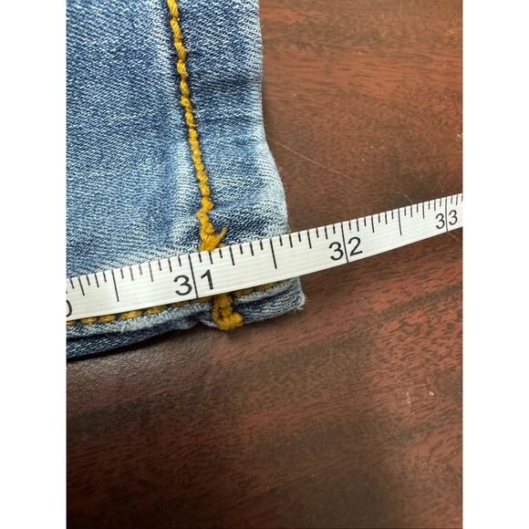 Wrangler Boot Cut Mid Rise Jeans Size 5/6x34 - Picture 8 of 8